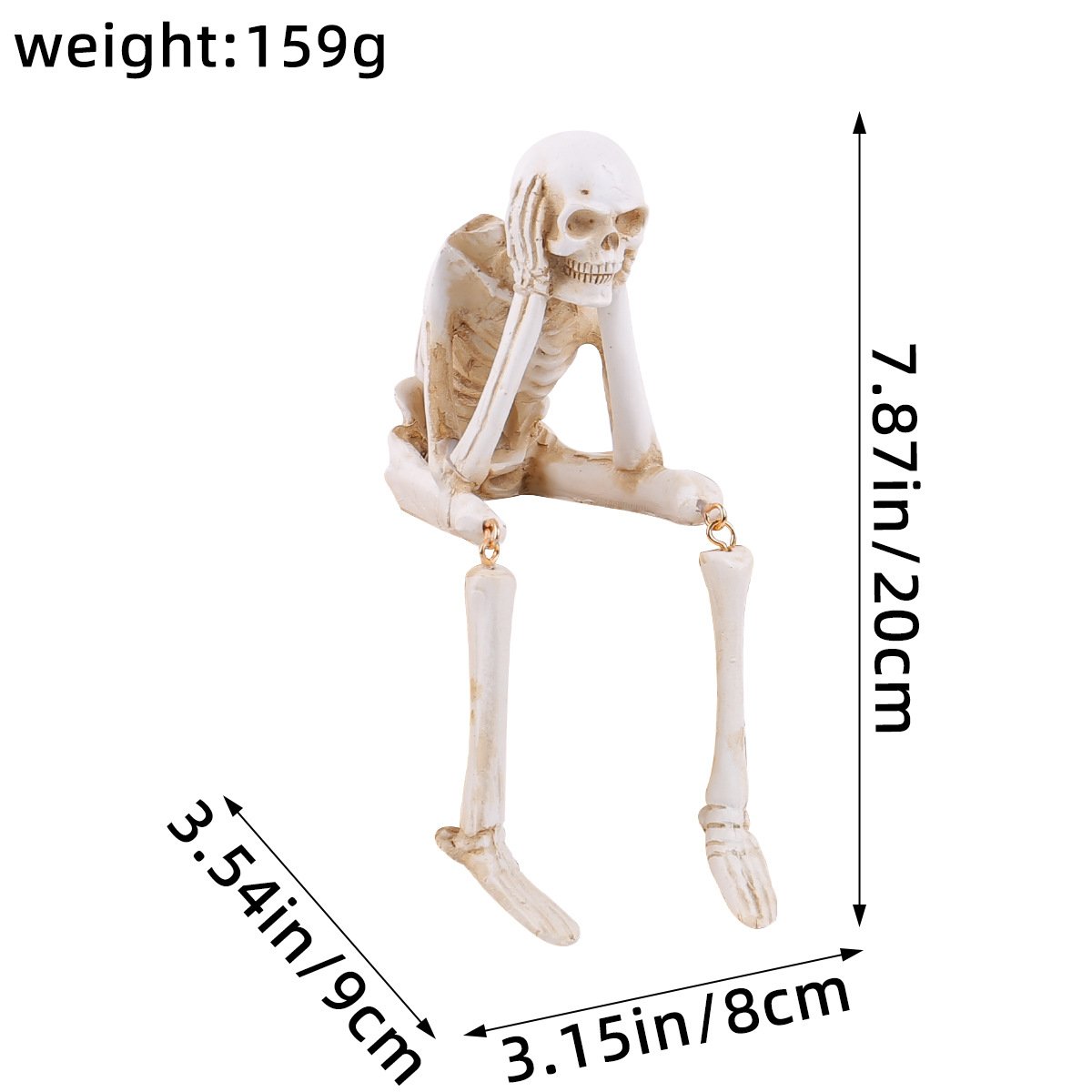 đ„LAST DAY 49% OFFđ„See Speak Hear No Evil Skeleton Figurines