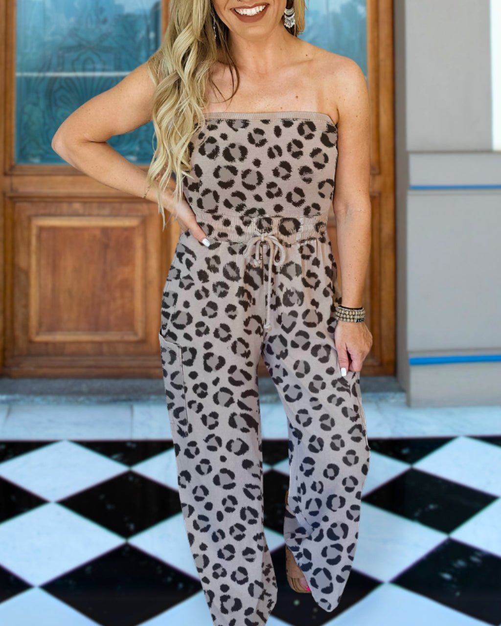 Western Leopard Jumpsuit